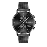 Hugo Boss Integrity Black Dial Black Mesh Bracelet Watch for Men - 1513813 Authentic Buy Shop Now