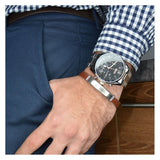 Hugo Boss Champion Chronograph Black Dial Two Tone Steel Strap Watch for Men - 1513819 Authentic Buy Shop Now