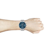 Hugo Boss Associate Blue Dial Silver Steel Strap Watch for Men - 1513269 Authentic Buy Shop Now