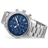 Hugo Boss Pilot Blue Dial Silver Steel Strap Watch for Men - 1513850 Authentic Buy Shop Now