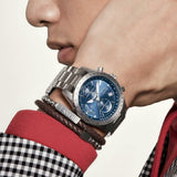 Hugo Boss Pilot Blue Dial Silver Steel Strap Watch for Men - 1513850 Authentic Buy Shop Now