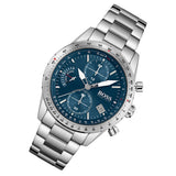 Hugo Boss Pilot Blue Dial Silver Steel Strap Watch for Men - 1513850 Authentic Buy Shop Now