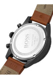 Hugo Boss Pilot Black Dial Brown Leather Strap Watch for Men - 1513851 Authentic Buy Shop Now