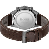 Hugo Boss Pilot Edition Blue Dial Brown Leather Strap Watch for Men - 1513852 Authentic Buy Shop Now