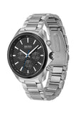 Hugo Boss Montre Distinct Black Dial Silver Steel Strap Watch for Men - 1513857 Authentic Buy Shop Now