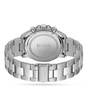 Hugo Boss Ikon Chronograph White Dial Silver Steel Strap Watch for Men - 1512962 Authentic Buy Shop Now