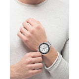 Hugo Boss Hero Chronograph White Dial Silver Steel Strap Watch for Men - 1513875 Authentic Buy Shop Now