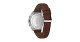 Hugo Boss Skymaster Blue Dial Brown Leather Strap Watch for Men - 1513940 Authentic Buy Shop Now