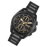 Hugo Boss Volane Black Dial Black Steel Strap Watch for Men - 1513950 Authentic Buy Shop Now