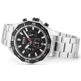 Hugo Boss Energy Chronograph Black Dial Silver Steel Strap Watch For Men - 1513971 Authentic Buy Shop Now
