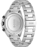 Hugo Boss Energy Chronograph Black Dial Silver Steel Strap Watch For Men - 1513971 Authentic Buy Shop Now
