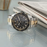 Hugo Boss Energy Chronograph Grey Dial Two Tone Steel Strap Watch For Men - 1513974 Authentic Buy Shop Now