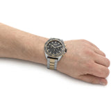 Hugo Boss Energy Chronograph Grey Dial Two Tone Steel Strap Watch For Men - 1513974 Authentic Buy Shop Now