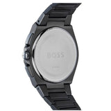 Hugo Boss Steer Chronograph Quartz Grey Dial Grey Steel Strap Watch For Men - 1513996 Authentic Buy Shop Now