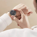 Hugo Boss One Chronograph Blue Dial Silver Steel Strap Watch For Men - 1513999 Authentic Buy Shop Now