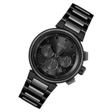Hugo Boss One Chronograph Black Dial Black Steel Strap Watch For Men - 1514001 Authentic Buy Shop Now
