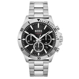 Hugo Boss Troper Chronograph Blue Dial Silver Steel Strap Watch For Men - 1514057 Authentic Buy Shop Now