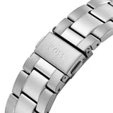Hugo Boss Troper Chronograph Blue Dial Silver Steel Strap Watch For Men - 1514057 Authentic Buy Shop Now