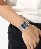 Hugo Boss Troper Chronograph Blue Dial Silver Steel Strap Watch For Men - 1514057 Authentic Buy Shop Now