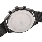 Hugo Boss Gregor Chronograph Black Dial Black Mesh Bracelet Watch For Men - 1514065 Authentic Buy Shop Now
