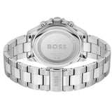 Hugo Boss Troper Chronograph Blue Dial Silver Steel Strap Watch For Men - 1514069 Authentic Buy Shop Now