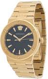 Versace Greca Black Dial Gold Steel Strap Watch for Women - VEVH00820 Authentic Buy Shop Now