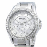 Fossil Riley Multifunction Silver Dial Silver Steel Strap Watch for Women - ES3202 Authentic Buy Shop Now