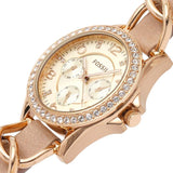 Fossil Riley White Dial Sand Leather Strap Watch for Women - ES3466 Authentic Buy Shop Now