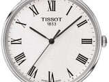 Tissot Everytime Medium White Dial Black Leather Strap Watch For Men - T109.410.16.033.01 Authentic Buy Shop Now