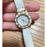 Marc Jacobs Blade White Dial White Leather Strap Watch for Women - MBM1179 Authentic Buy Shop Now