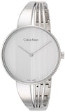 Calvin Klein Drift Silver Dial Silver Steel Strap Watch for Women - K6S2N116 Authentic Buy Shop Now
