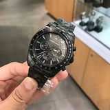 Emporio Armani Sportivo Quartz Black Dial Black Steel Strap Watch For Men - AR11027 Authentic Buy Shop Now