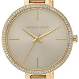 Michael Kors Jaryn Quartz Gold Dial Gold Steel Strap Watch For Women - MK3784 Authentic Buy Shop Now
