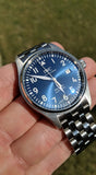 IWC Le Petit Prince XVIII Edition Blue Dial Silver Steel Strap Watch for Men - IW327014 Authentic Buy Shop Now