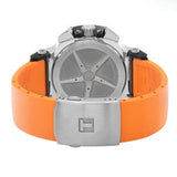 Tissot T Race Chronograph Black Dial Orange Rubber Strap Watch for Women - T048.217.27.057.00 Authentic Buy Shop Now