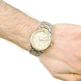 Burberry The Classic Gold Dial Two Tone Steel Strap Watch for Men - BU10011 Authentic Buy Shop Now