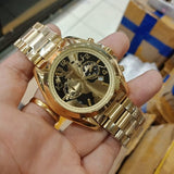 Michael Kors Bradshaw Stop Hunger Black Gold Dial Gold Steel Strap Watch for Women - MK6272 Authentic Buy Shop Now