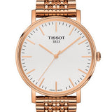 Tissot Everytime Medium White Dial Rose Gold Mesh Bracelet Watch For Men - T109.410.33.031.00 Authentic Buy Shop Now
