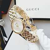 Versace V-Flare Quartz Silver Dial Gold Steel Strap Watch for Women - VEBN00818 Authentic Buy Shop Now