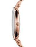 Michael Kors Darci Brown Dial Rose Gold Stainless Steel Strap Watch for Women - MK3217 Authentic Buy Shop Now