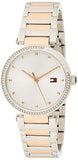 Tommy Hilfiger Lynn Quartz White Dial Two Tone Steel Strap Watch For Women - 1782236 Authentic Buy Shop Now