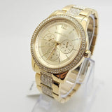 Michael Kors Tibby Multifunction Gold Dial Gold Steel Strap Watch For Women - MK7292 Authentic Buy Shop Now