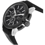Gucci G Chrono Black Dial Black Leather Strap Watch For Men - YA101205 Authentic Buy Shop Now