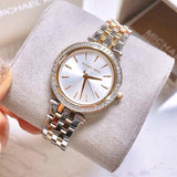 Michael Kors Darci Silver Dial Two Tone Steel Strap Watch for Women - MK3405 Authentic Buy Shop Now