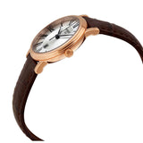 Tissot Carson Premium Lady Silver Dial Brown Leather Strap Watch For Women - T122.210.36.033.00 Authentic Buy Shop Now