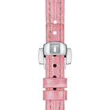 Tissot Bellissima Small Lady Silver Dial Pink Leather Strap Watch For Women - T126.010.16.013.01 Authentic Buy Shop Now