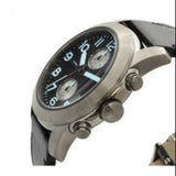 Marc Jacobs Larry Chronograph Black Dial Black Leather Strap Watch for Men - MBM5054 Authentic Buy Shop Now