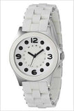 Marc Jacobs Rock White Dial White Silicone Strap Watch for Women - MBM2532 Authentic Buy Shop Now