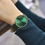 Coach Perry Green Dial Green Leather Strap Watch for Women - 14503383-C Authentic Buy Shop Now