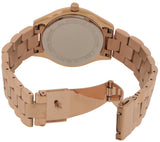 Michael Kors Slim Runway Rose Gold Dial Rose Gold Steel Strap Watch for Women - MK3513 Authentic Buy Shop Now